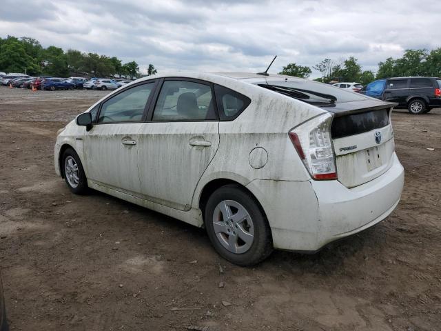 JTDKN3DU8B5364844 - 2011 TOYOTA PRIUS WHITE photo 2