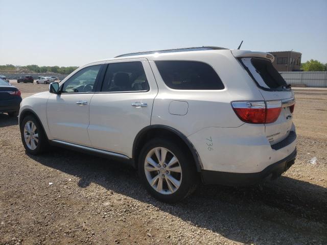 1D4SE4GT2BC639079 - 2011 DODGE DURANGO CREW WHITE photo 2