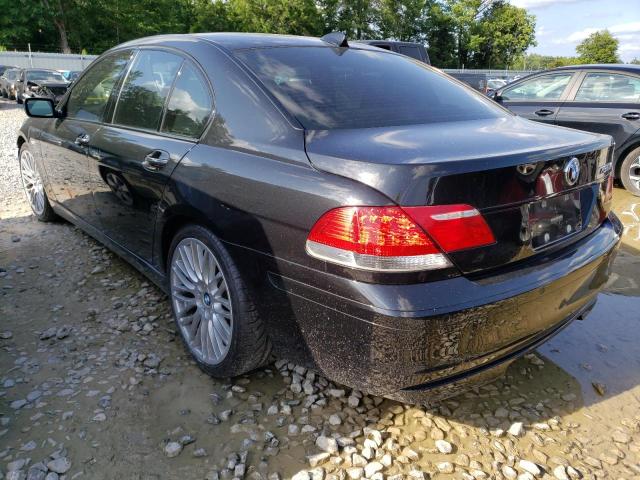 WBAHL83547DT09261 - 2007 BMW 7 SERIES I BLACK photo 2