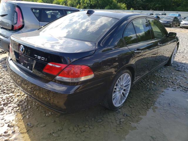 WBAHL83547DT09261 - 2007 BMW 7 SERIES I BLACK photo 3