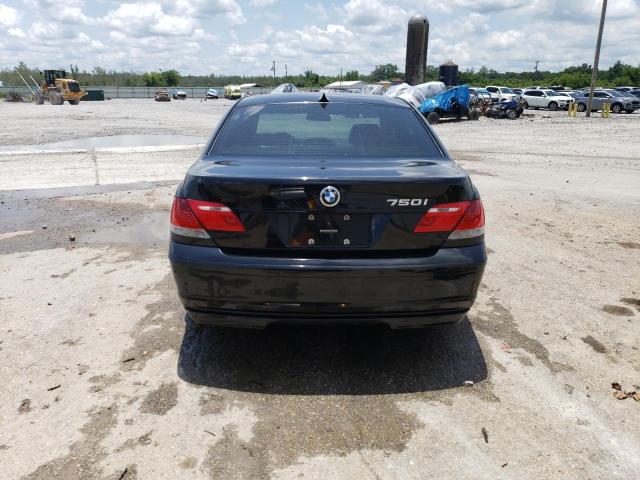 WBAHL83547DT09261 - 2007 BMW 7 SERIES I 黑色 照片 6