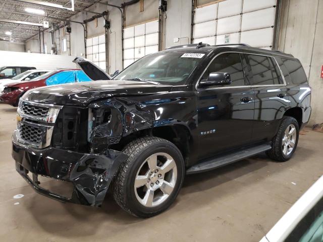 1GNSKBKC9FR641424 - 2015 CHEVROLET TAHOE K1500 LT BLACK photo 1