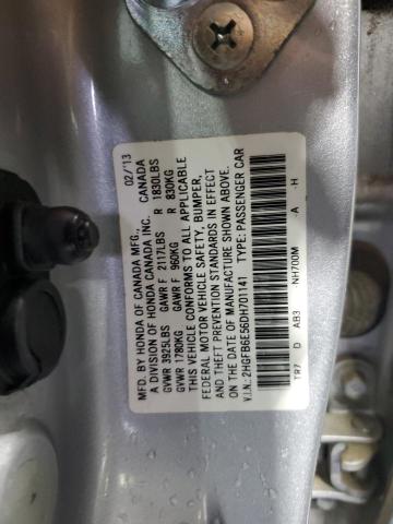 2HGFB6E56DH701141 - 2013 HONDA CIVIC SI SILVER photo 12
