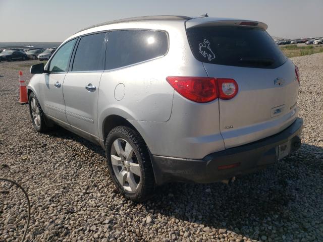 1GNKVLED1BJ304594 - 2011 CHEVROLET TRAVERSE LTZ SILVER photo 3