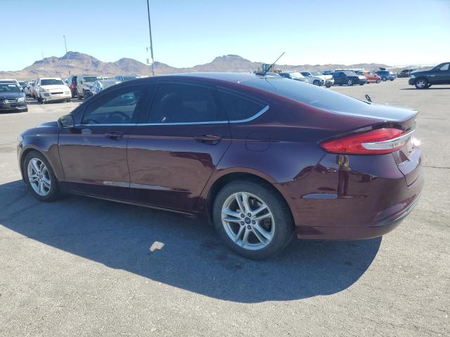 3FA6P0H75JR182390 - 2018 FORD FUSION SE 红色 照片 2