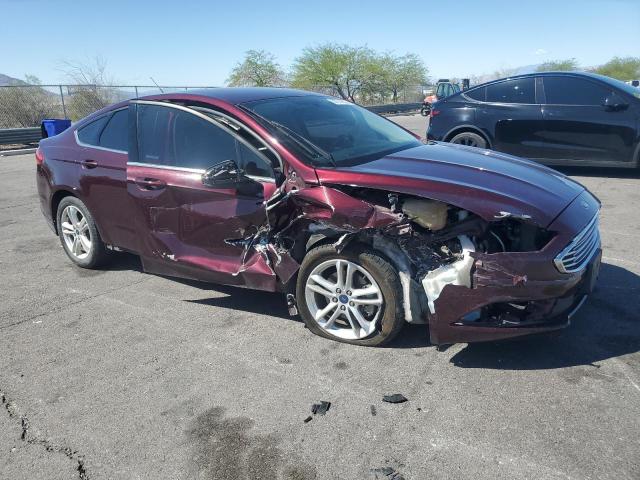 3FA6P0H75JR182390 - 2018 FORD FUSION SE 红色 照片 4