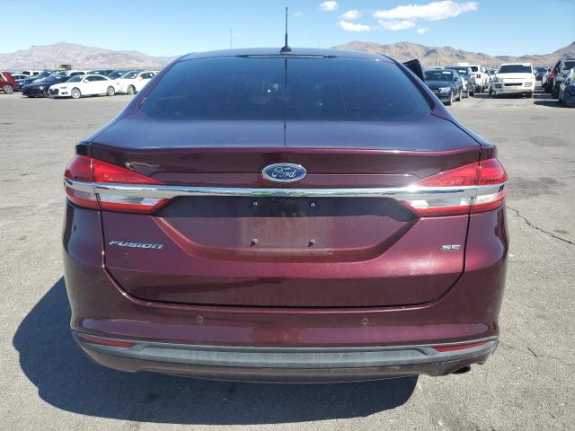 3FA6P0H75JR182390 - 2018 FORD FUSION SE 红色 照片 6