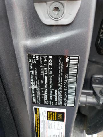 4JGDA5HB2DA254385 - 2013 MERCEDES-BENZ ML 350 4MATIC SILVER photo 13