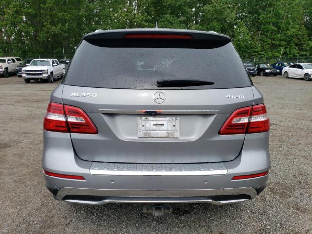 4JGDA5HB2DA254385 - 2013 MERCEDES-BENZ ML 350 4MATIC SILVER photo 6