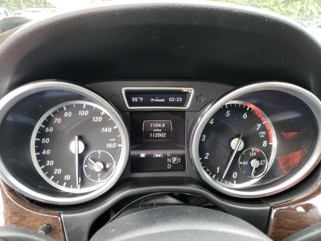 4JGDA5HB2DA254385 - 2013 MERCEDES-BENZ ML 350 4MATIC SILVER photo 9