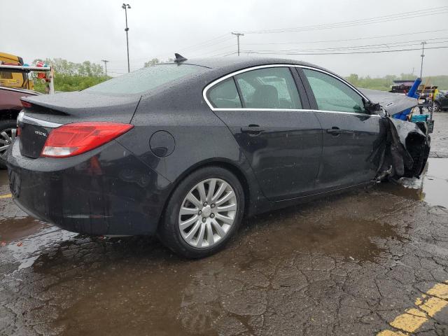 2G4GR5EK1C9122965 - 2012 BUICK REGAL BLACK photo 3