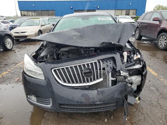 2G4GR5EK1C9122965 - 2012 BUICK REGAL BLACK photo 5