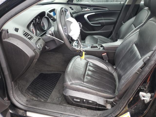 2G4GR5EK1C9122965 - 2012 BUICK REGAL BLACK photo 7