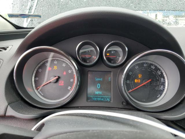 2G4GR5EK1C9122965 - 2012 BUICK REGAL BLACK photo 9