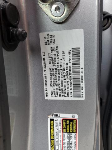 5FNRL6H5XKB034808 - 2019 HONDA ODYSSEY EX GRAY photo 14