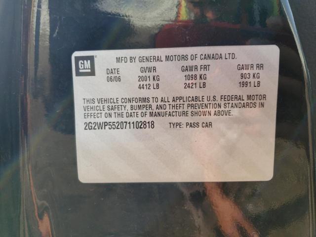 2G2WP552071102818 - 2007 PONTIAC GRAND PRIX 黑色 照片 13