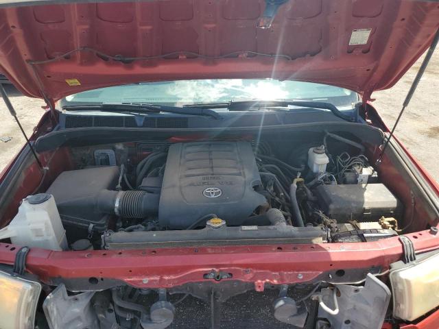 5TFUM5F16DX041636 - 2013 TOYOTA TUNDRA DOUBLE CAB SR5 RED photo 11