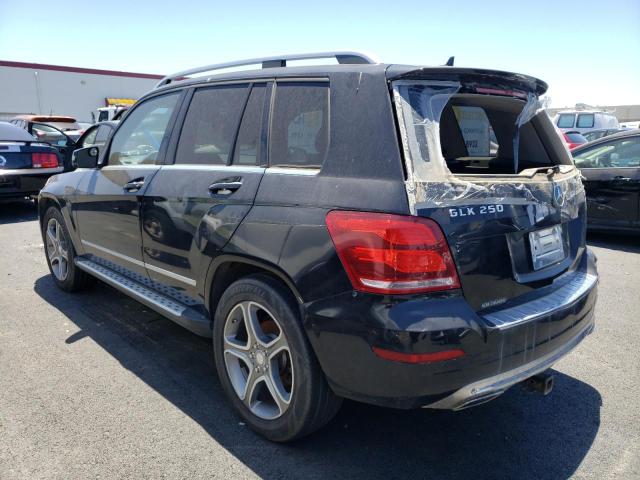 WDCGG0EB8DG102674 - 2013 MERCEDES-BENZ GLK 250 BLUETEC BLACK photo 2