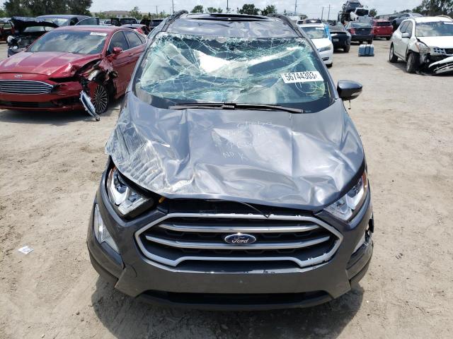 MAJ6S3GL6MC437209 - 2021 FORD ECOSPORT SE Szary zdjęcie 5