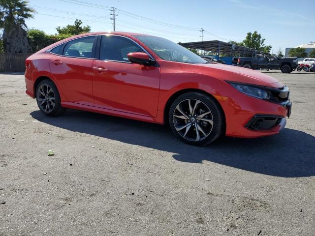 2HGFC2F80KH524632 - 2019 HONDA CIVIC SPORT 红色 照片 4