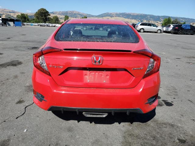 2HGFC2F80KH524632 - 2019 HONDA CIVIC SPORT 红色 照片 6