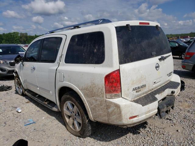 5N1BA0NE6BN600968 - 2011 NISSAN ARMADA PLATINUM WHITE photo 2