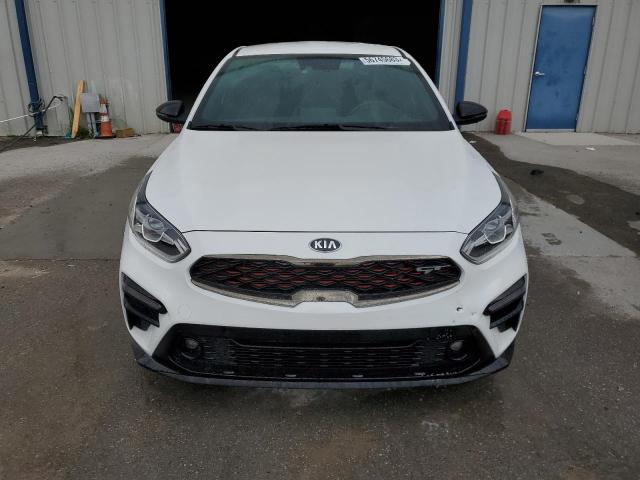 3KPF44AC9ME396120 - 2021 KIA FORTE GT WHITE photo 5