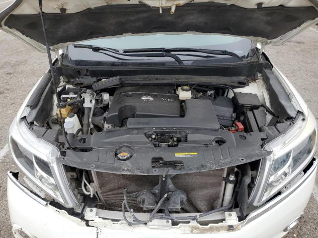 5N1AR2MN1EC617792 - 2014 NISSAN PATHFINDER S WHITE photo 12