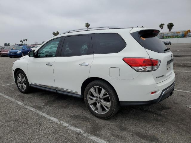 5N1AR2MN1EC617792 - 2014 NISSAN PATHFINDER S WHITE photo 2