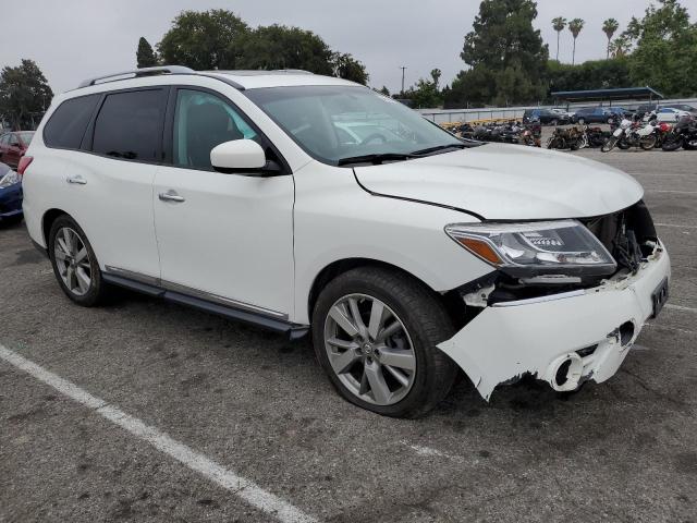 5N1AR2MN1EC617792 - 2014 NISSAN PATHFINDER S WHITE photo 4