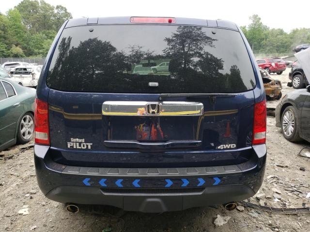 5FNYF4H70FB064205 - 2015 HONDA PILOT EXLN BLUE photo 6