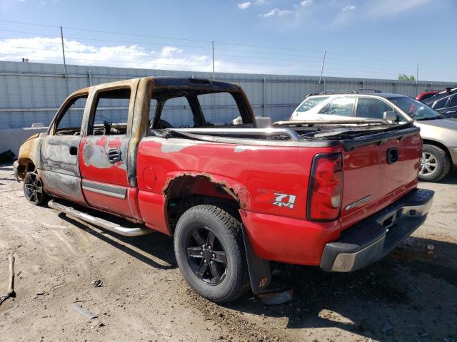 2GCEK13V271151269 - 2007 CHEVROLET SILVERADO K1500 CLASSIC CREW CAB RED photo 2