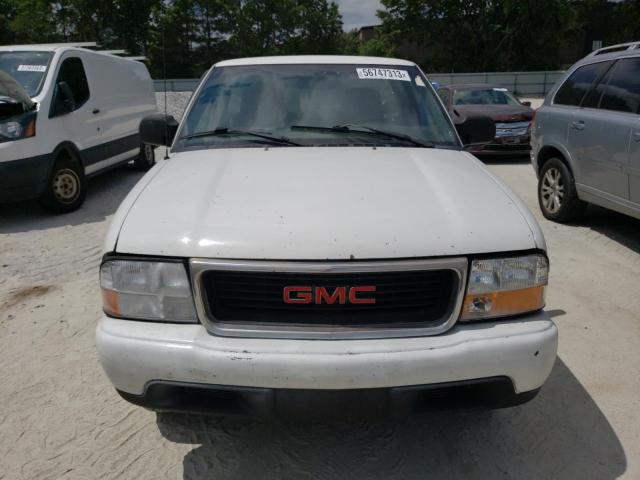 1GTCS145628107173 - 2002 GMC SONOMA WHITE photo 5