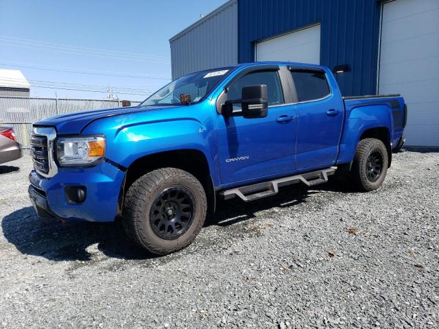 1GTG6CEN8J1145527 - 2018 GMC CANYON SLE BLUE photo 1