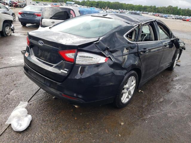 1FA6P0HD8E5399818 - 2014 FORD FUSION SE BLACK photo 3