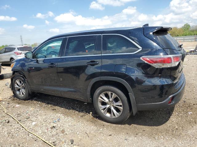 5TDJKRFH0FS219546 - 2015 TOYOTA HIGHLANDER XLE BLACK photo 2