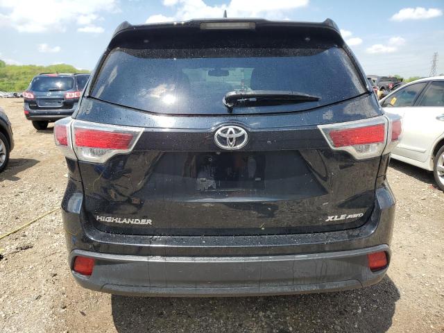 5TDJKRFH0FS219546 - 2015 TOYOTA HIGHLANDER XLE BLACK photo 6