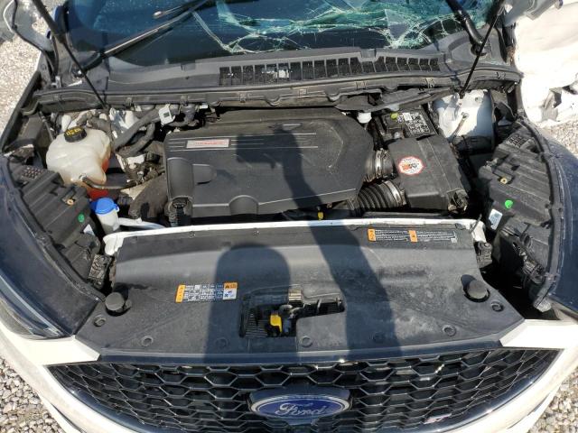 2FMPK4AP7KBB46386 - 2019 FORD EDGE ST WHITE photo 11