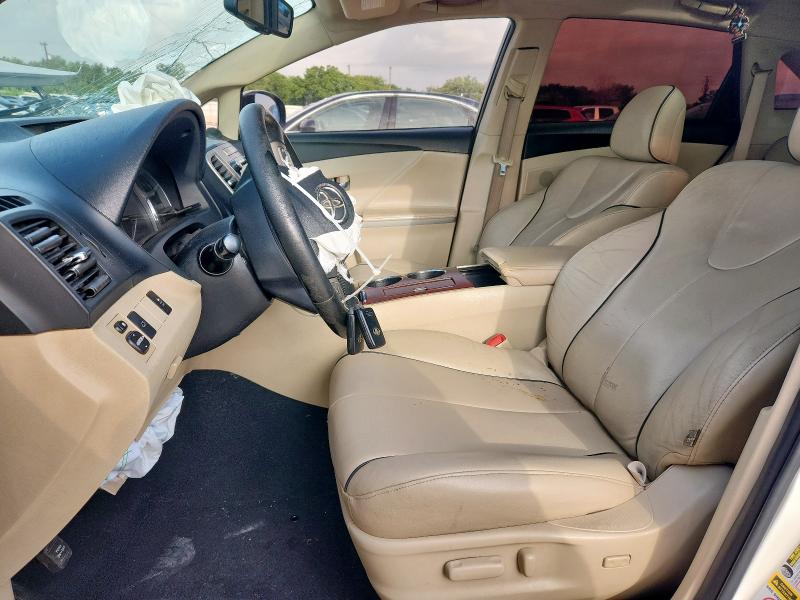 4T3ZK3BB9AU025087 - 2010 TOYOTA VENZA თეთრი ფოტო 7