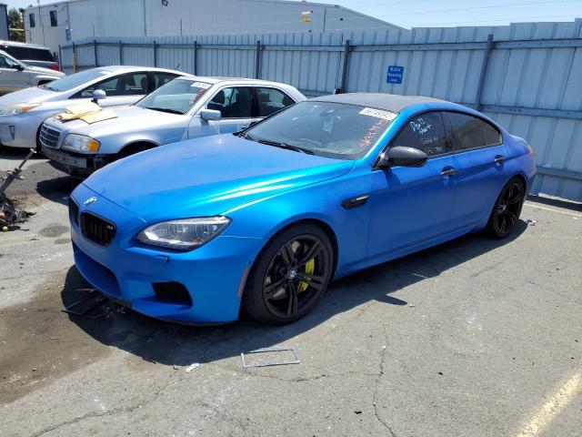 WBS6C9C57ED467275 - 2014 BMW M6 GRAN COUPE BLUE photo 1