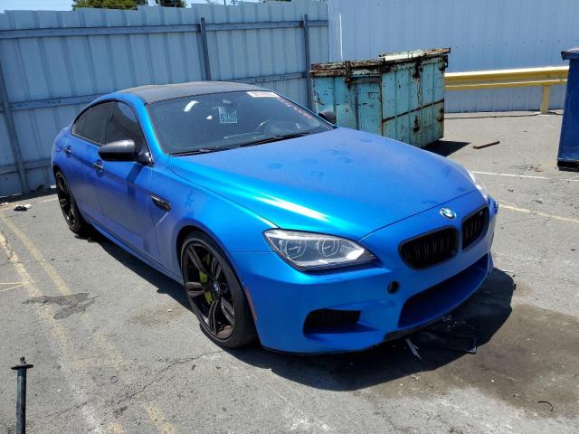 WBS6C9C57ED467275 - 2014 BMW M6 GRAN COUPE BLUE photo 4