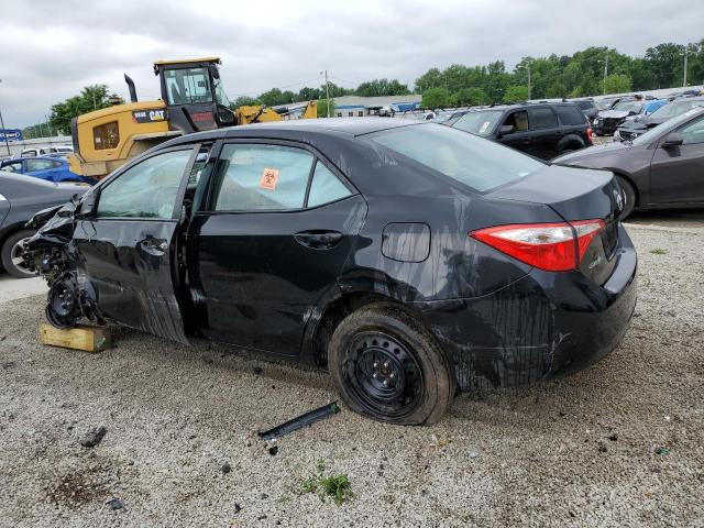 5YFBURHEXGP492392 - 2016 TOYOTA COROLLA L BLACK photo 2