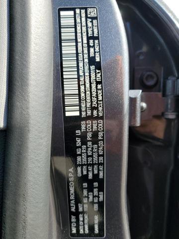 ZASFAKBN9J7B60115 - 2018 ALFA ROMEO STELVIO TI GRAY photo 13