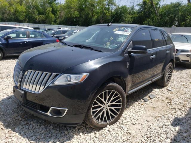 2LMDJ8JK7CBL14616 - 2012 LINCOLN MKX BLACK photo 1