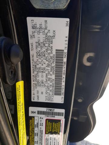 5TFJU4GN2DX048159 - 2013 TOYOTA TACOMA DOUBLE CAB PRERUNNER BLACK photo 12