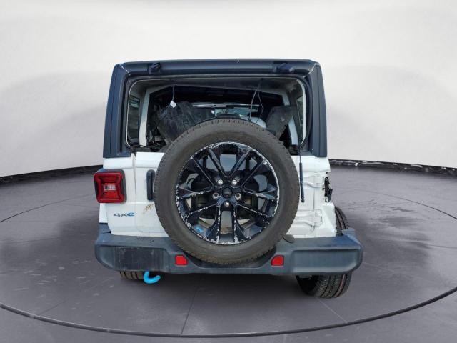 1C4JJXP6XPW627042 - 2023 JEEP WRANGLER SAHARA 4XE BLACK photo 6