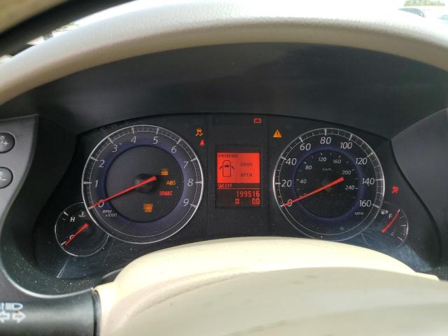 JN1AJ0HR9AM750501 - 2010 INFINITI EX35 BASE ოქროსფერი ფოტო 9