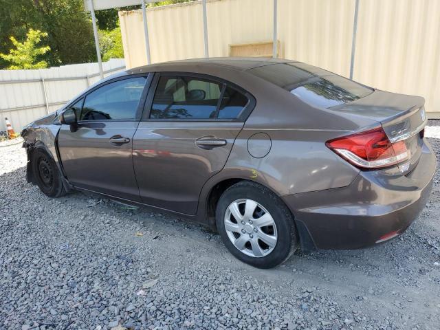 2HGFB2F59EH534069 - 2014 HONDA CIVIC LX GRAY photo 2