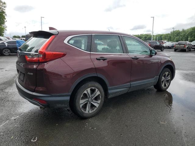 2HKRW6H32KH213643 - 2019 HONDA CR-V LX RED photo 3