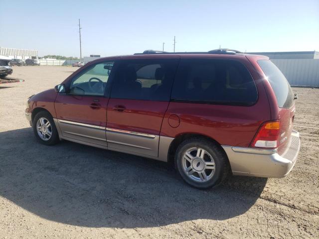 2FMZA53452BA89285 - 2002 FORD WINDSTAR SEL RED photo 2